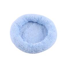 Soft Fleece Hamster Bed Hedgehog Squirrel Small Animal Warm Cuddle Cushion House Pad (Blue S) blå