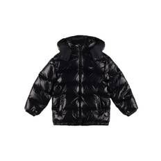 Hooded Poly Puffer Down Jacket