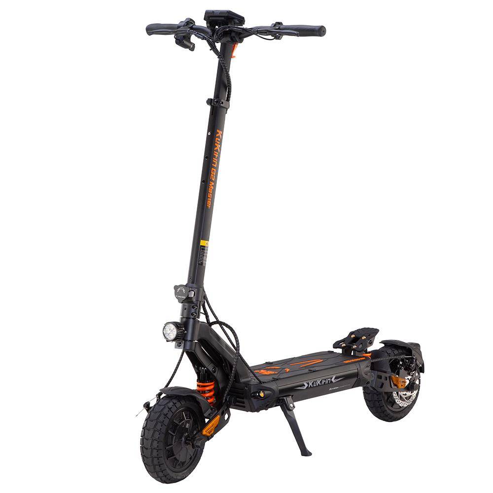 Elektrisk skoter Kukirin 10 1000Wx2 Dubbelmotor 52V 20.8AH Max Räckvidd 70Km Last 120Kg Svart G2 Master L svart