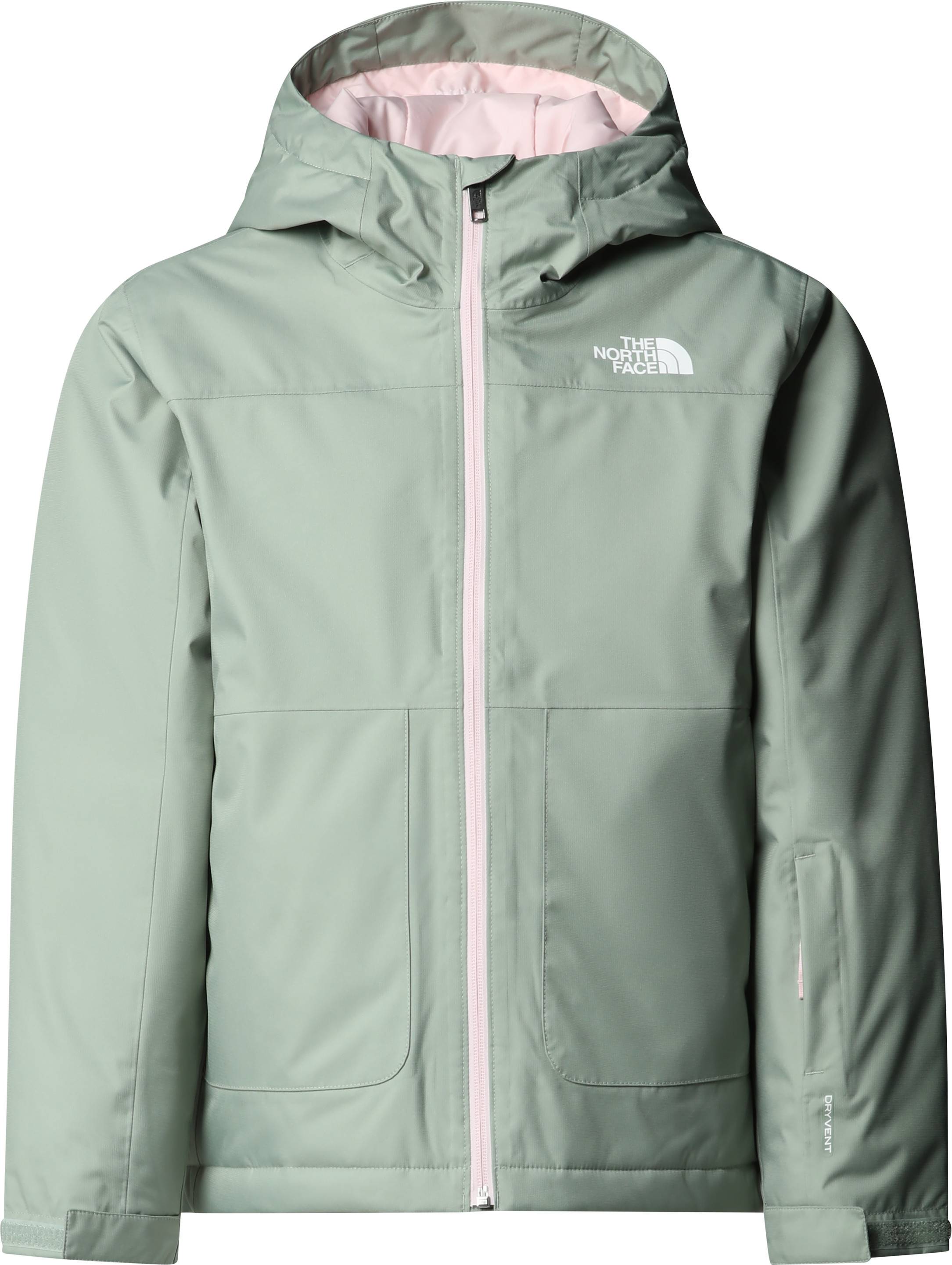 The North Face Girls' Freedom Insulated Jacket Slate Moss, L