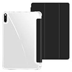 Smart Tablet-fodral Lämplig for Lenovo Tab P11 Pro TB-J706F J716F 11,5 tums Smart Cover med pennhållarskydd(Black)