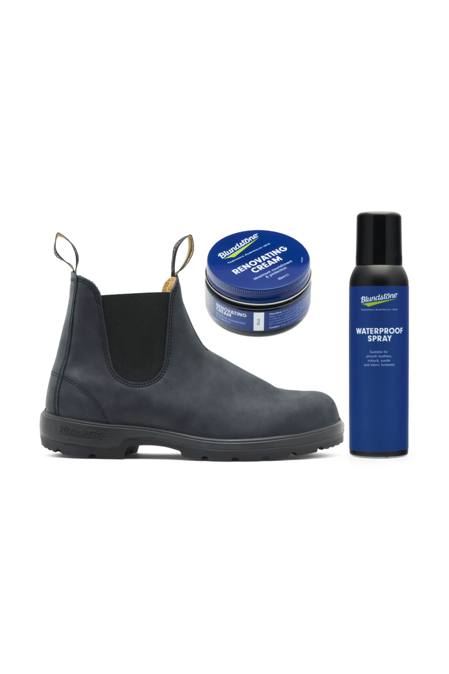 Blundstone 587 Støvler + Waterproof Spray & Renovating Cream 38