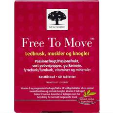 **Free To Move Tabletter (Bemærk dato) Kosttilskud 60 stk + FRI FRAGT