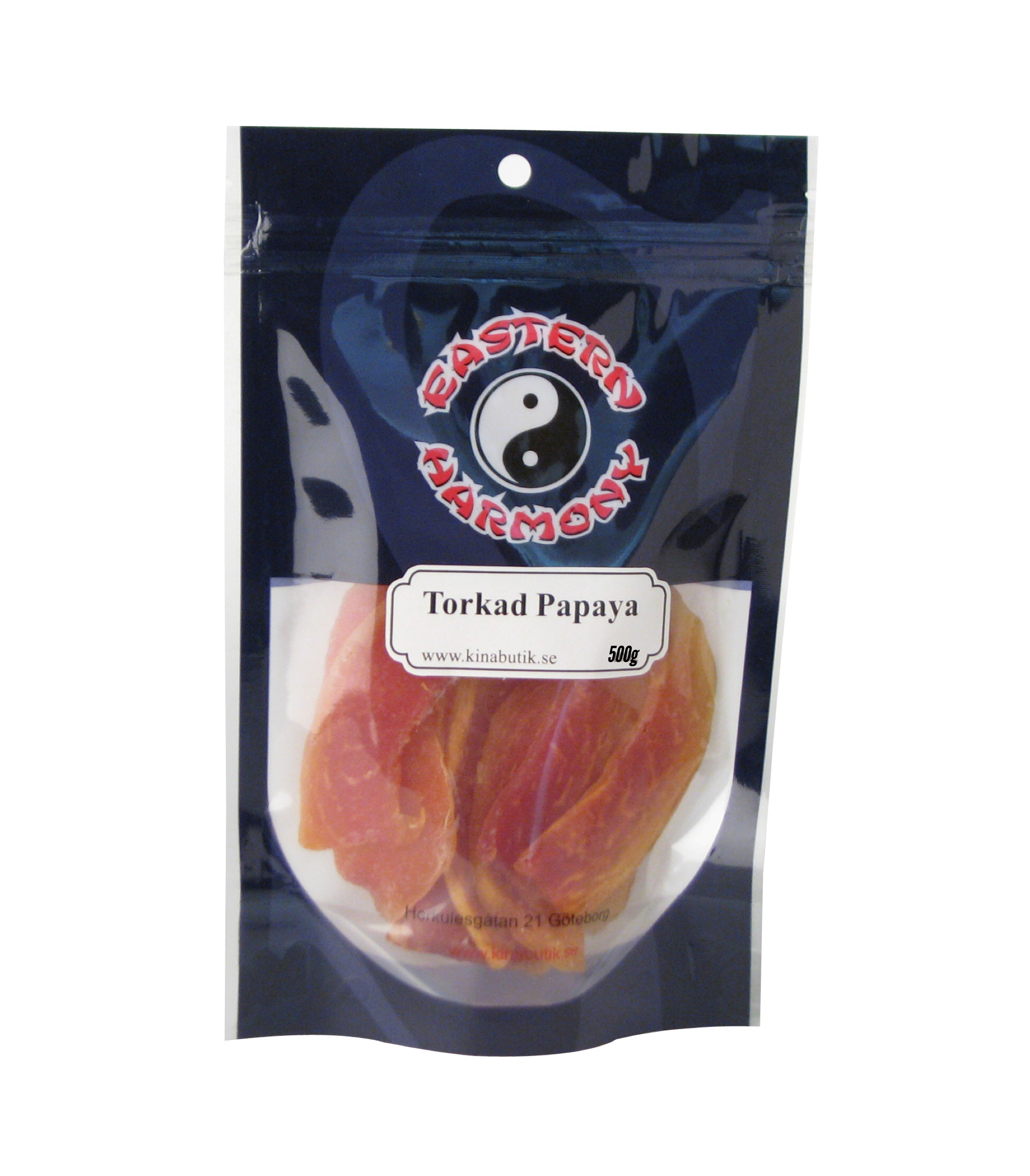 Torkad papaya