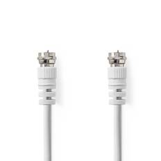 Antennkabel, F Hane till F Hane, Nickelplaterad, 1,5m