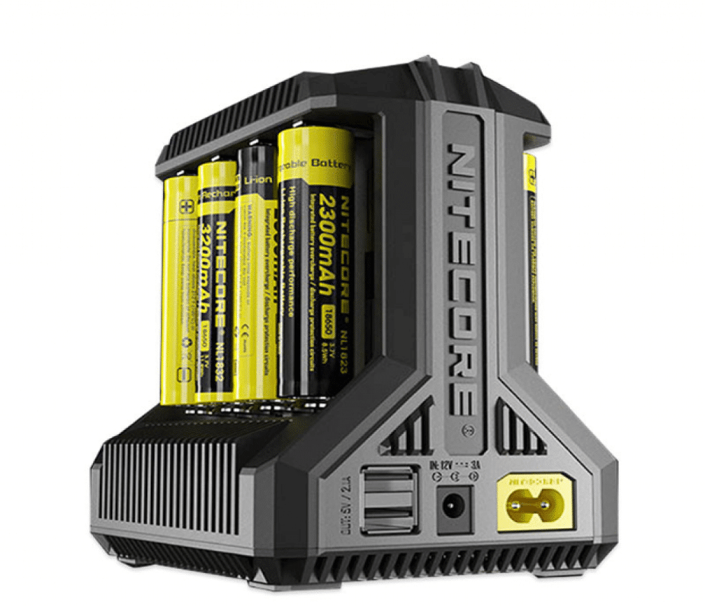 Nitecore Intellicharger I8 Li-ion / NiMH Batteri 8-slot oplader