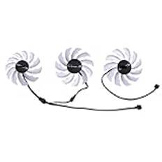 Datorkomponenter GIGABYTE 82mm 87mm PLA09215S12H Graphics Fan Compatible with RTX 3070 3080 Ti RTX 3090 Vision OC 3X Video Card Fan(FAN ABC)