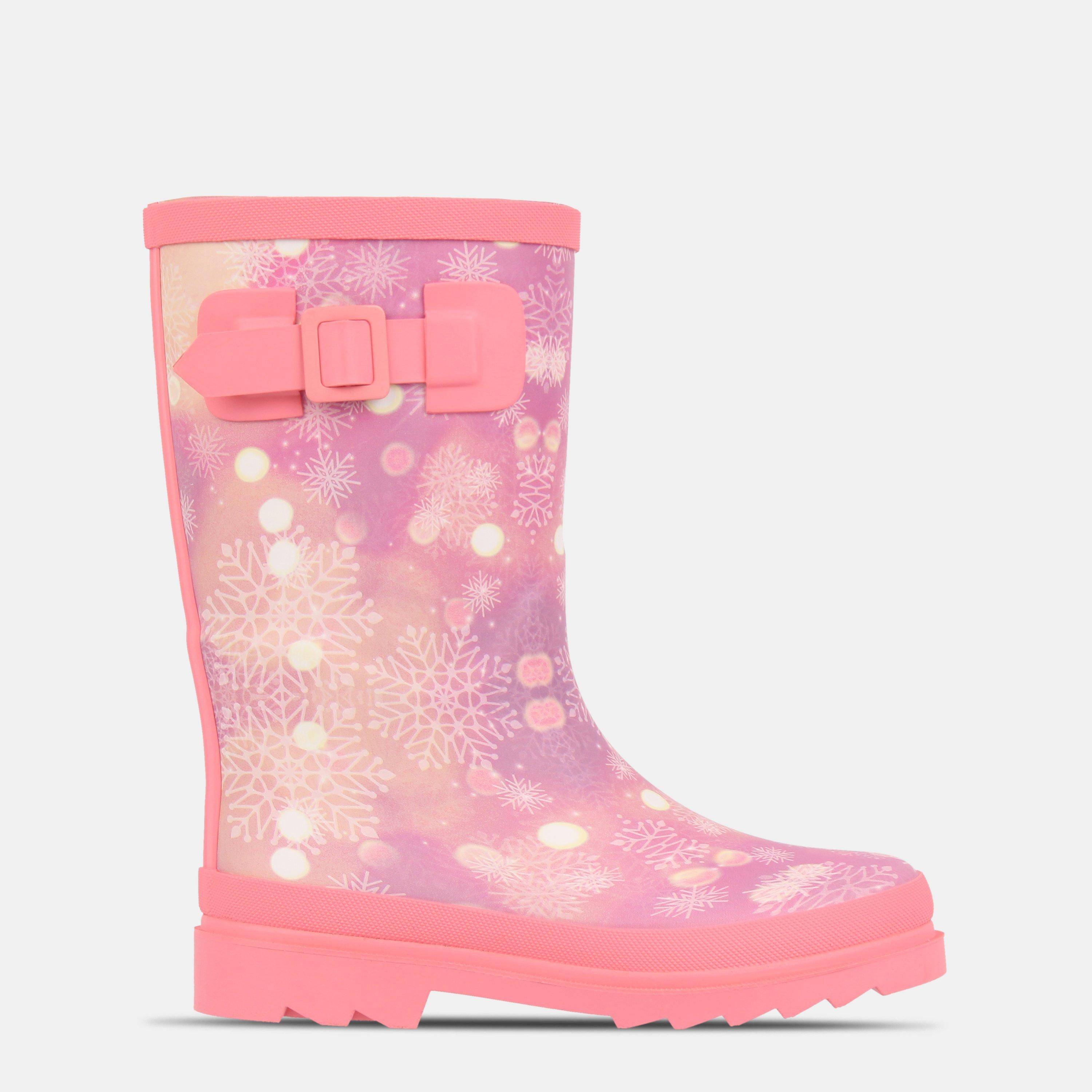 Gelert Kids Marble Waterproof Rubber Sole Wellingtons