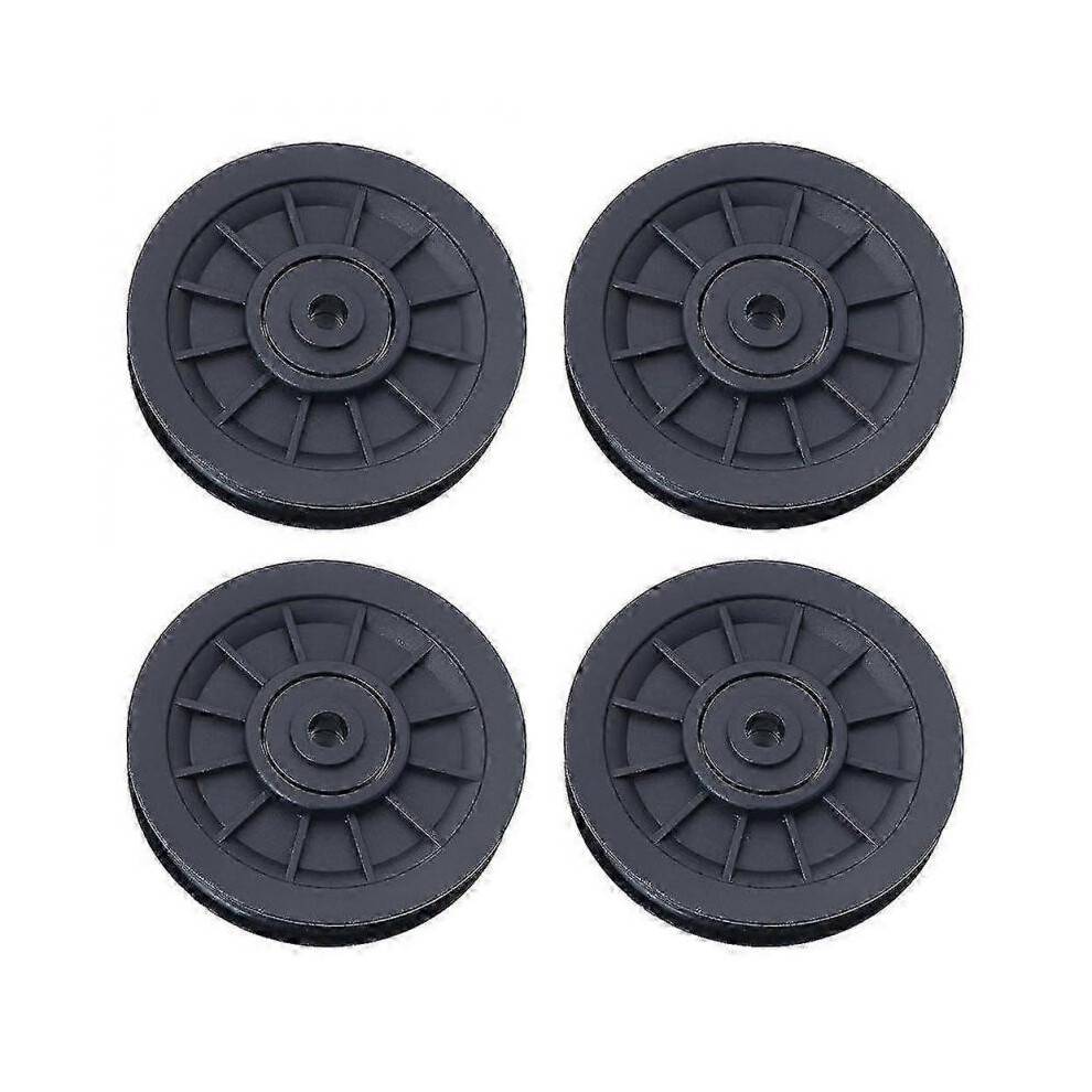 4 Pcs Gym Equipment Part Pulley Wheel Replace Ab Roller Wheel Replacement Gym Pulley