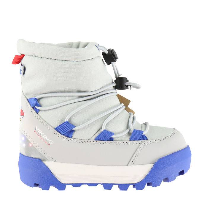 Viking Vinterkängor - Rymdskepp Varm SC WP - Light Grey/Royal - Viking - 25 - Vinterkängor