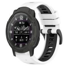 Garmin Instinct Crossover Klockarmband i Silikon - Vit / Svart