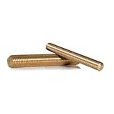 Gängstång,Gängstång Mässing, M2.5-M6 Han Mässing Gängstång, L 200/250mm Stång Mässing Gängad Tandremsa Gängstång 2st(M2.5x200mm)