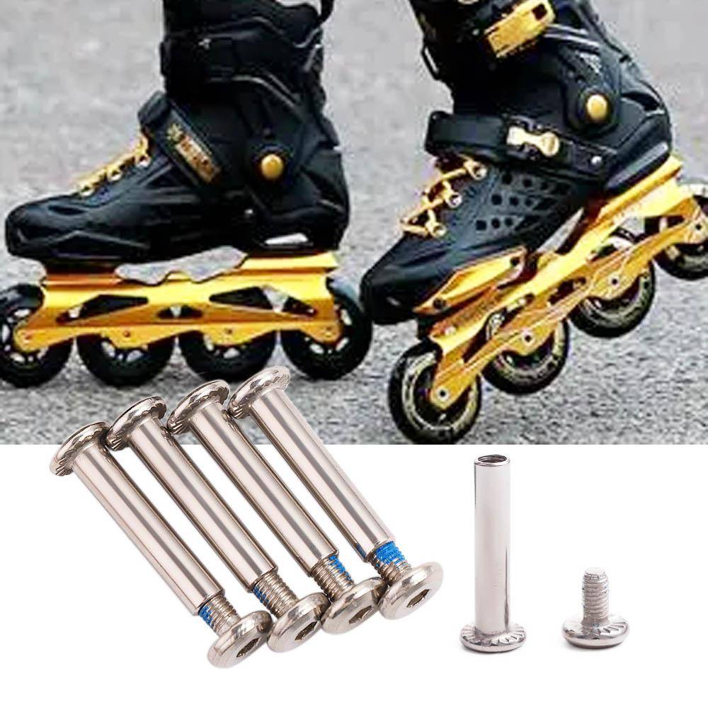 Skate Wheel Axles Skate Shoes Axles Skate Shoes Spacer Inline Skate Screw Male And Female Screws