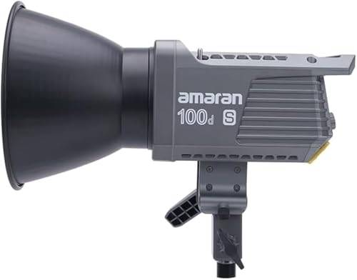 Aputure Amaran 100d COB LED-videoljus, CRI/TLCI 95+ dagsljus 100 W, stöder Sidus Link applikationskontroll, AC/DC-strömförsörjning, 8 inbyggda ljuseffekter