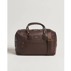Polo Ralph Lauren Pebble Leather Duffle Bag Dark Brown
