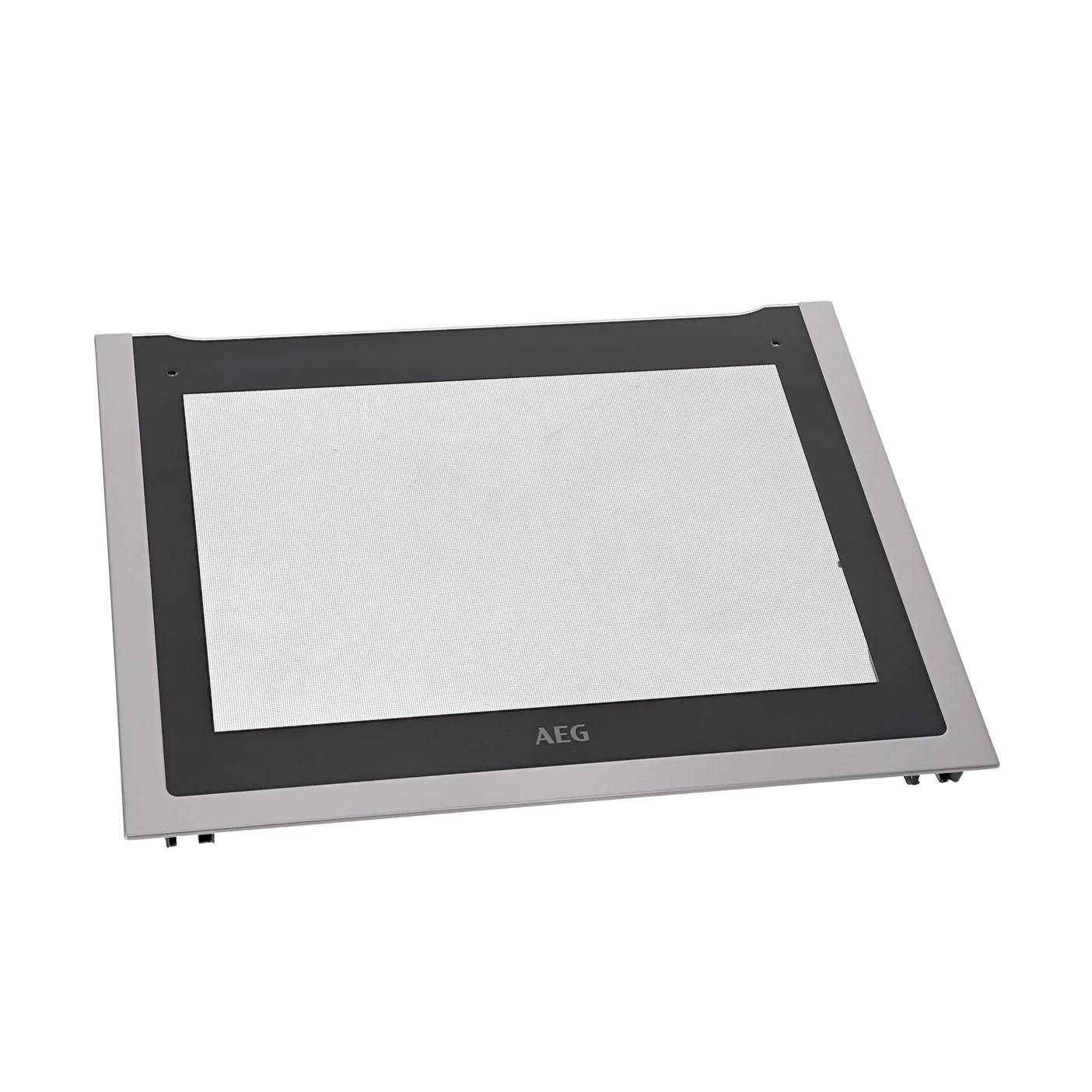Electrolux frontglas, rostfri, AEG, 594x468mm 140225496177