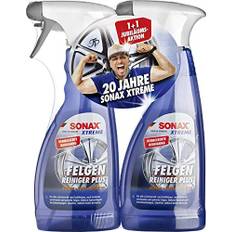 SONAX 2x XTREME Felgenreiniger PLUS (2 x 500 ml) effiziente & säurefreie Reinigung aller Leichtmetall- und Stahlfelgen sowie lackierte, verchromte und polierte Felgen | Art-Nr. 02302410