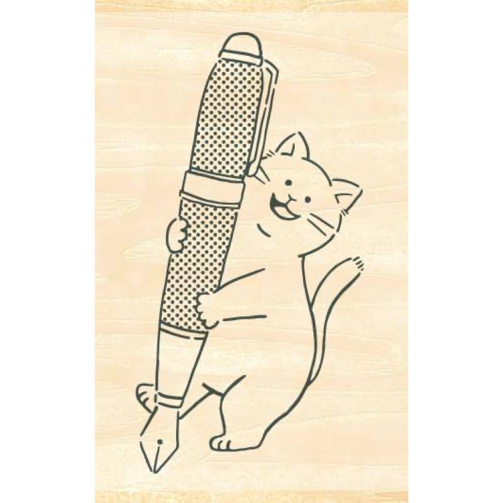 Beverly Hanko Stamp Ink Love Cat Fountain Pen TSW-121