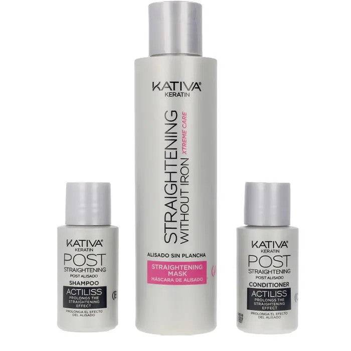 Kativa Keratin Anticrespo Senza Stiratura Xtrem Care Set 3 pezzi — Kit trattamento