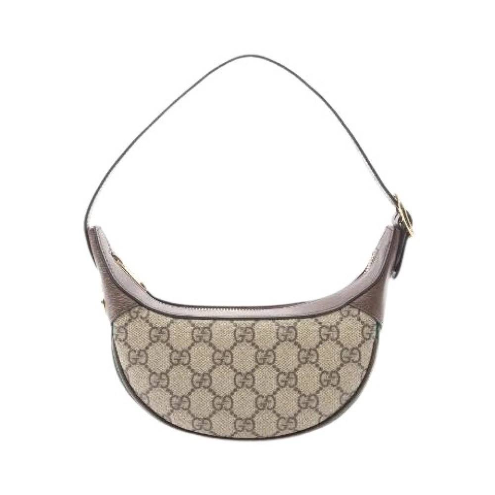 Gucci Vintage Pre-owned Ophidia GG Supreme Mini Bag Håndtaske - Vintage - Dame - Beige - ONE SIZE - Uld