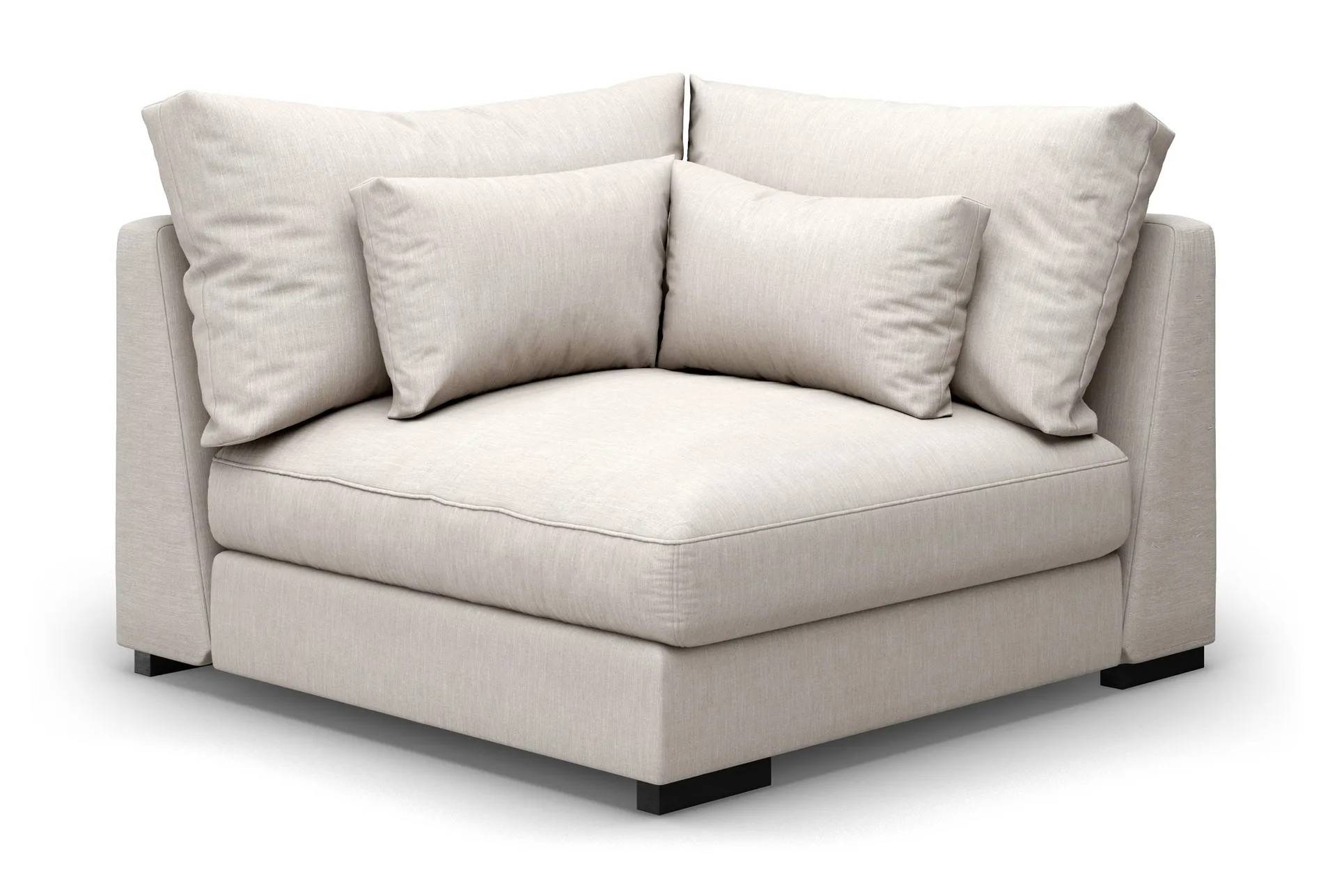 Dubai Hörnmodul Extra Djup - Beige Scandinavian Choice