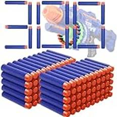 XFLYP 300 PCS Påfyllning Skum Dart för Nerf N, 7,2 cm Kulor för Strike Elite 2.0 Series Kompatibel med alla Elite Blasters, Soft Bullet Toy Gun ammunition tillbehör för mål övning