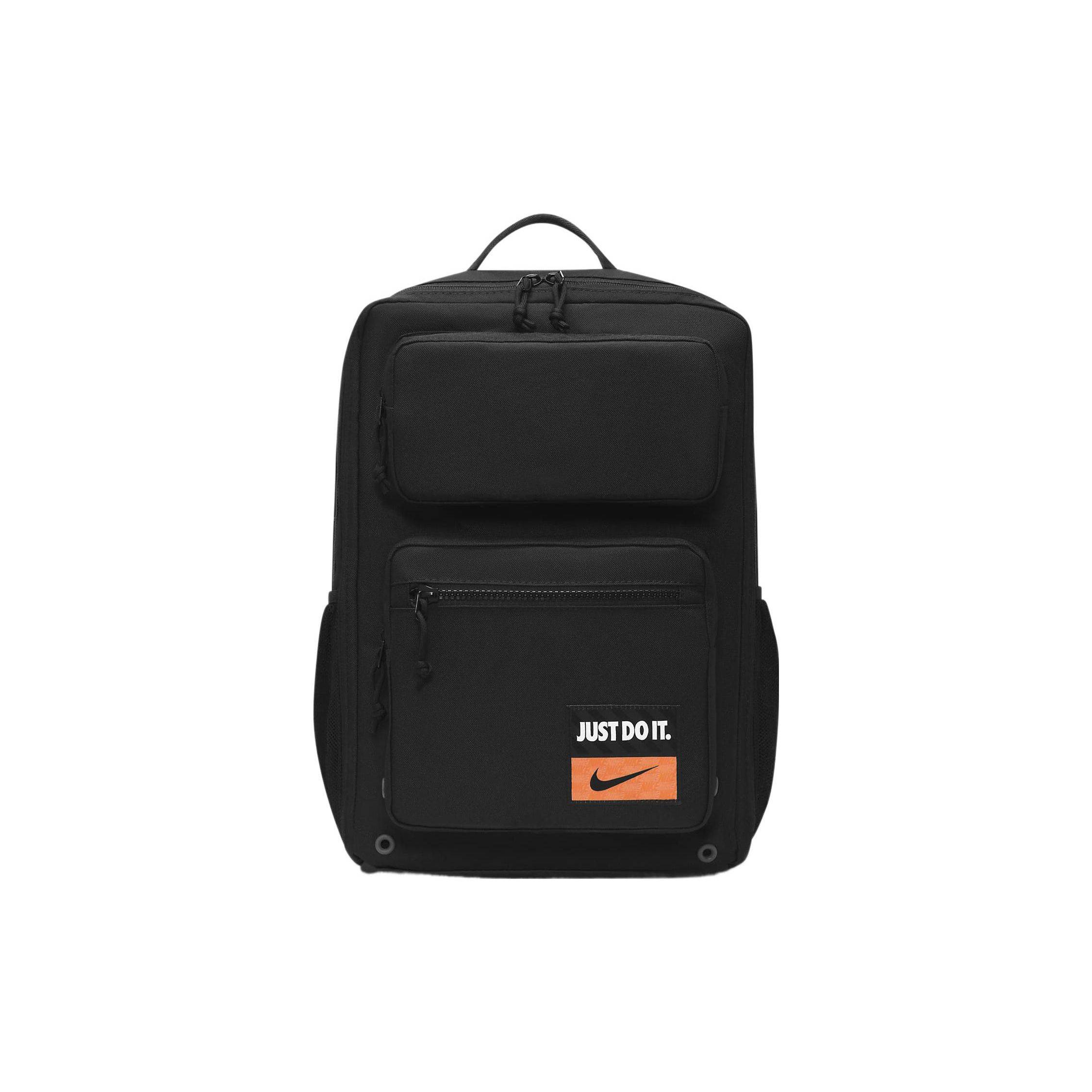 Nike Utility Speed Series Training Sports Zipper Polyester Backpack Unisex Backpacks Black DQ5183-010 Black