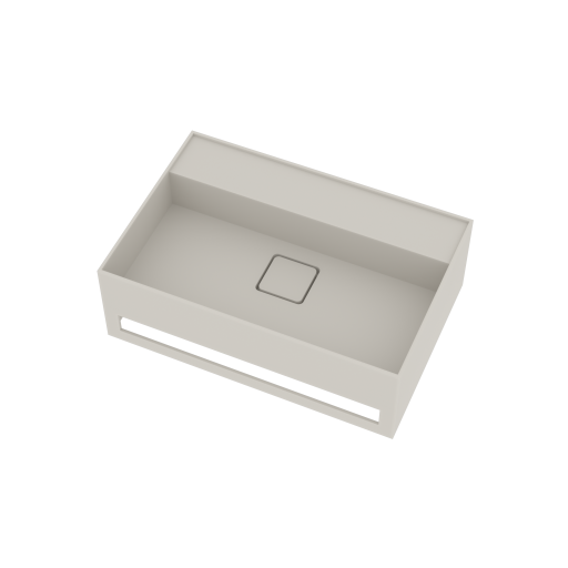 Ideavit SolidBliss-60TB håndvask, 60x40 cm, mat hvid