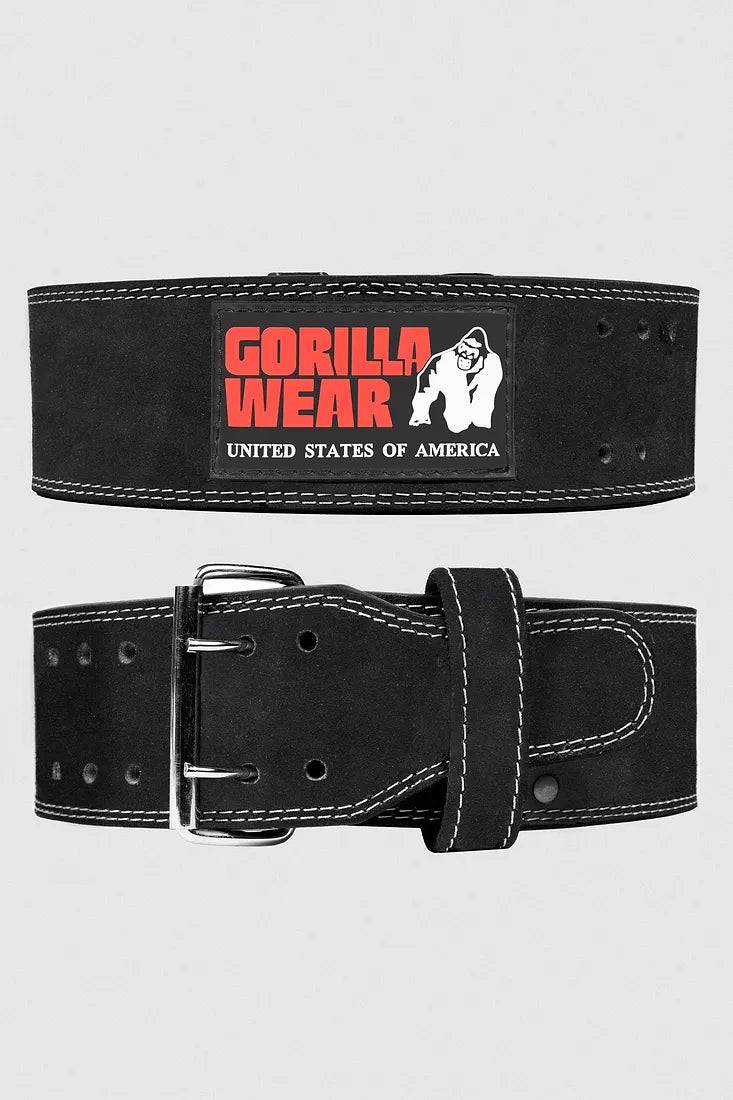 Gorilla Wear Bælte Læder - Sort / L/XL