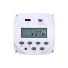 Elektronisk timer DC12V 16A 17 programmerbar LCD-skærm -