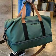 Travel Bags Large Capacity Sports Bag Waterproof Messenger Bag Dry And Wet Separation Tote Bag Bag For School School Accessories School Stuff Travel E - Multicolor - Green,Black,Blue,Grey,Khaki