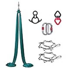 Aerial Yoga Hammock | Yoga Silk Kit | Lastkapacitet Aerial Yoga Hammock, Low-Stretch Tyg Yogas Siden, Nybörjare Dans Aerial Yoga-Hammock, Fullt Tillbehör Yoga-Hängmatta Kit