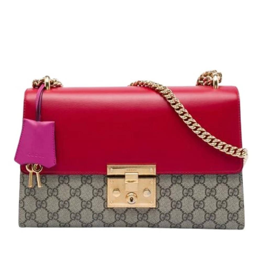 Gucci Vintage Pre-owned Vintage S-lock Skuldertaske - Vintage - Dame - Flerfarvet - ONE SIZE - Uld