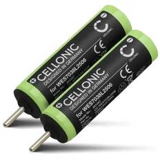 2x WES7038L2506 Batteri för Panasonic ES-RT30 ES-RT40 ES-SA40 ES2207P ES3042 rakapparat eller eltandborste - 2000mAh Laddningsbart ersättningsbatteri eller reservbatteri