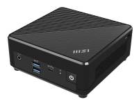 MSI Cubi N ADL S 225BEU - Barebone - mini-PC 1 x N-series N100 / upp till 3.4 GHz - RAM 0 GB - UHD Graphics - Gigabit Ethernet - svart
