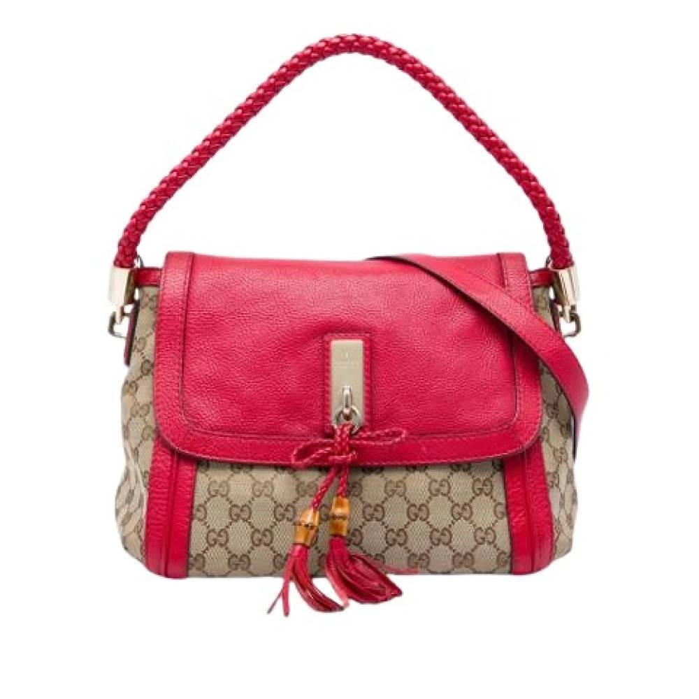 Gucci Vintage Pre-owned Canvas gucci-tasker - Vintage - Dame - Flerfarvet - ONE SIZE -