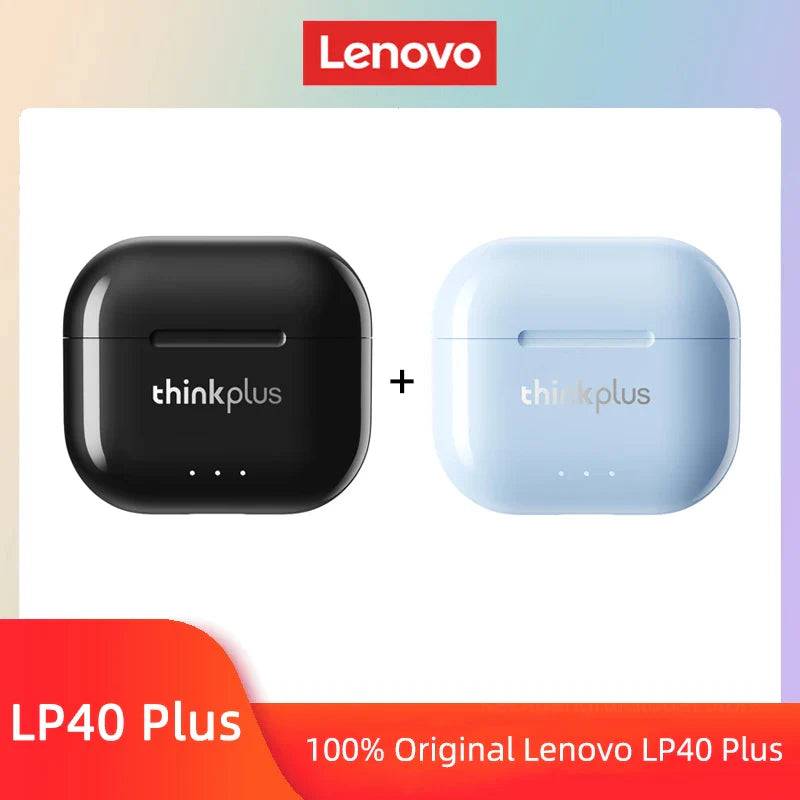 Lenovo LP40 II Wireless Noise Cancelling Earbuds - 2x Black Blue