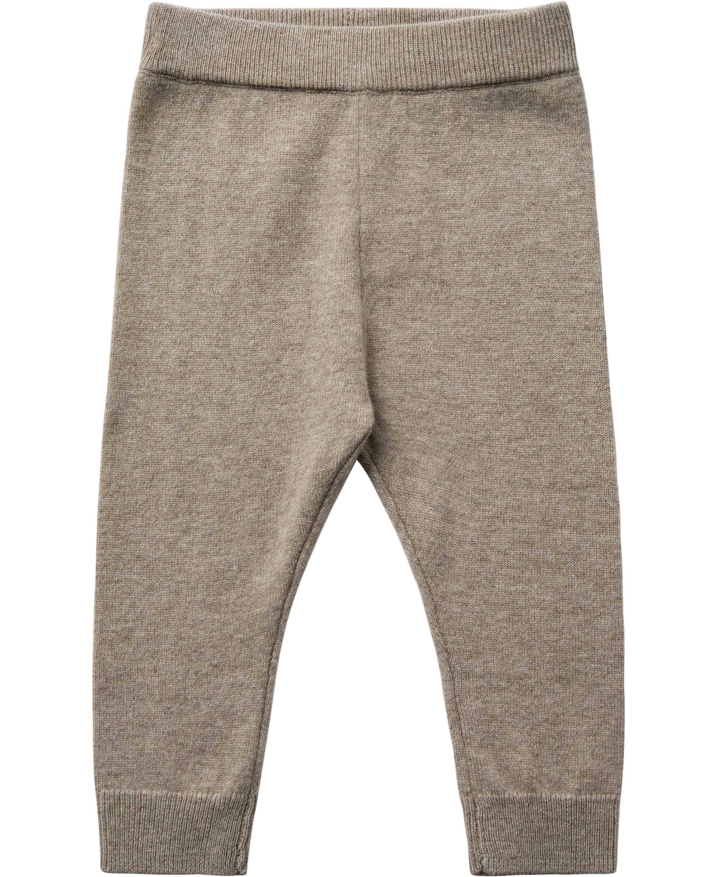 Magasin Strikka 3 RWS Wool & GCS Cashmere Baby Pants Str 36 mdr / 98 cm Cashmere Beige Melange Bukser.