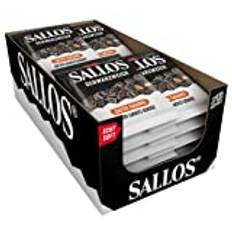 SALLOS Schwarzweich Salted Caramel Vorrats-Pack – Lakritz mit Schaumzucker und Salmiak-Salz, aus natürlichem Süßholzsaft, würzige Lakritz-Kombination, vegan, im Vorrats-Pack, 20 x 200 g