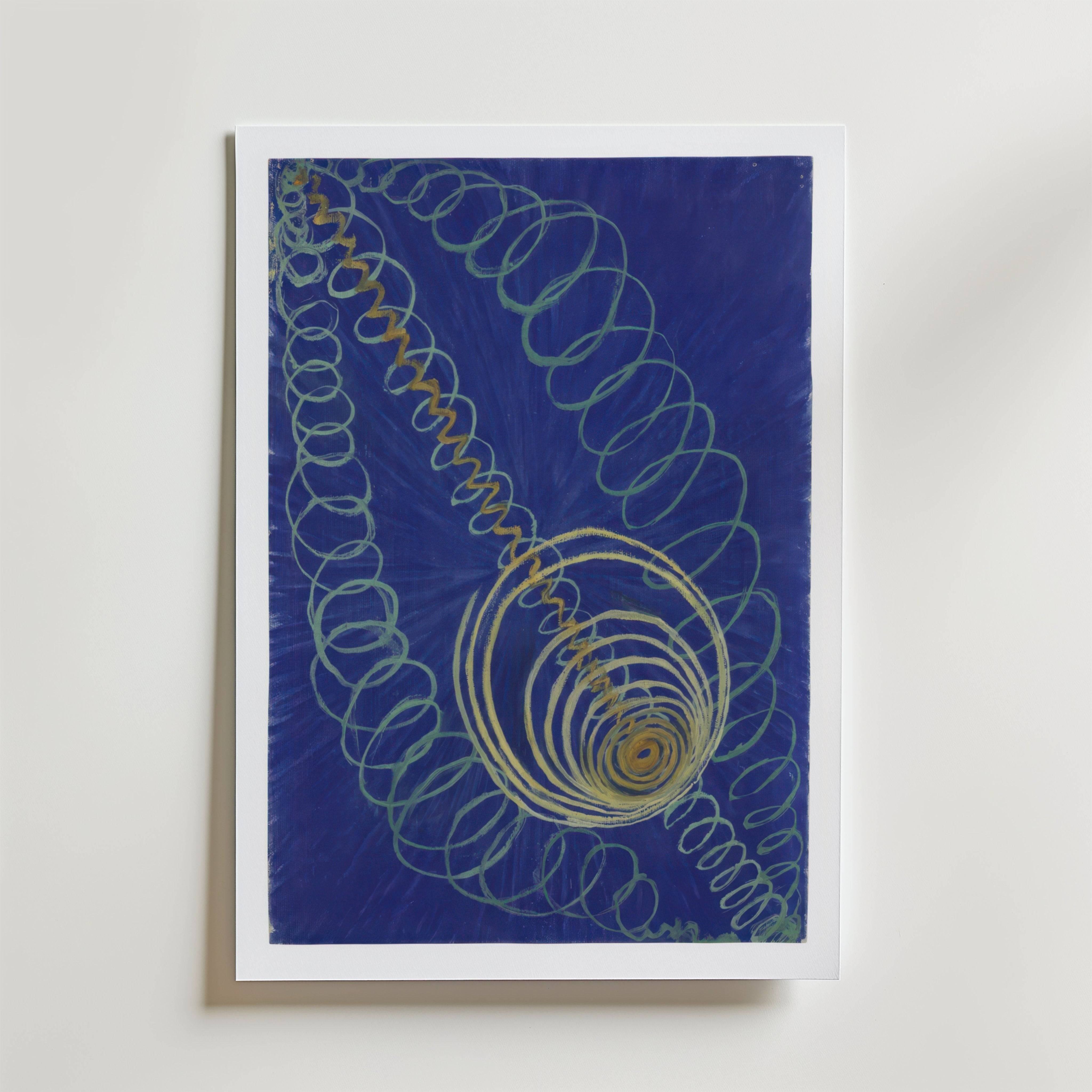 Hilma af Klint Primordial Chaos Poster - Premium Canvas 30x40 cm