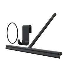 FROST NOVA2 Bruseskraber m. holder B: 34cm - Mat Sort