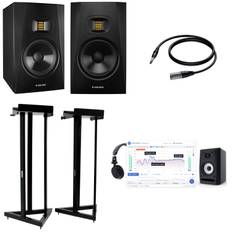 Adam T7V (2x) + stands + monitor calibration + cables