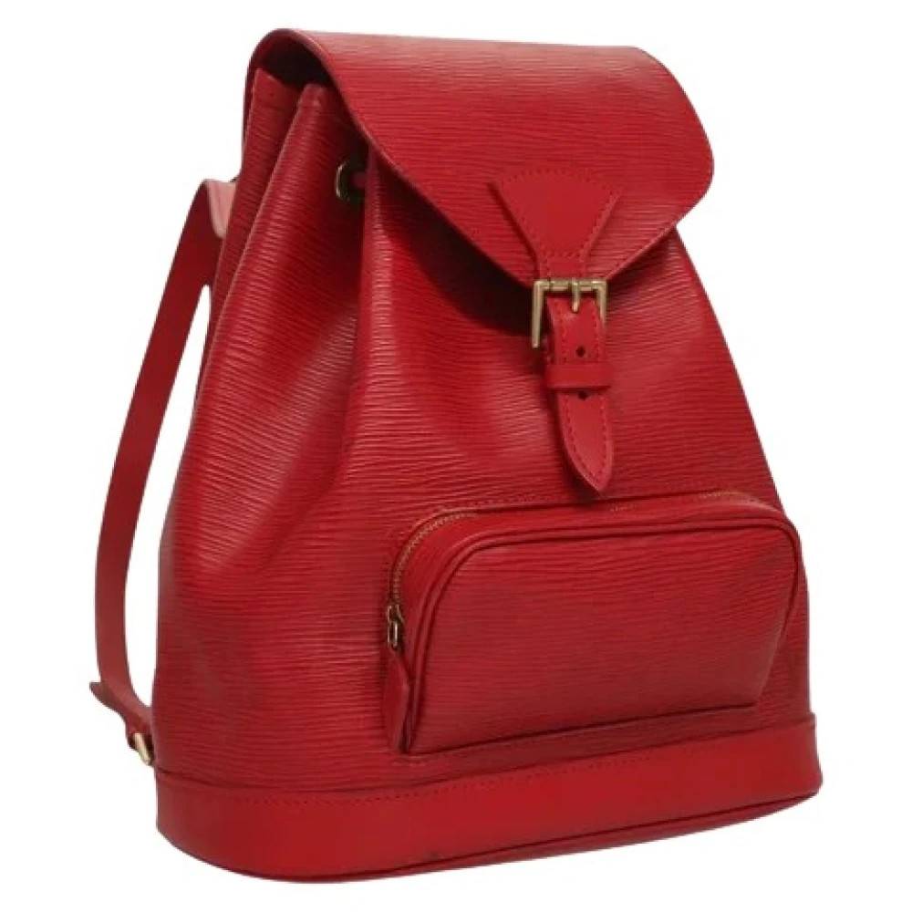 Louis Vuitton Vintage Pre-owned Epi Læder Rygsæk - Vintage - Dame - Rød - ONE SIZE - Læder