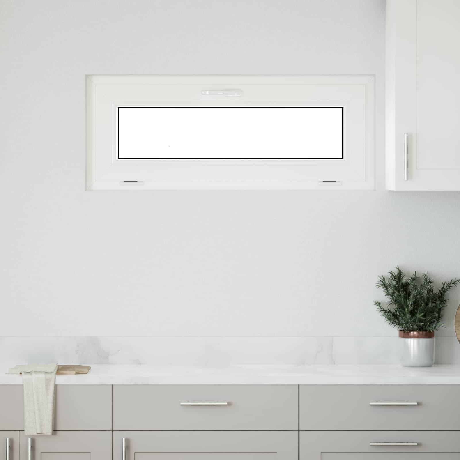 vidaXL Källarfönster RISOR 100 x 40 cm PVC och glas Antracit