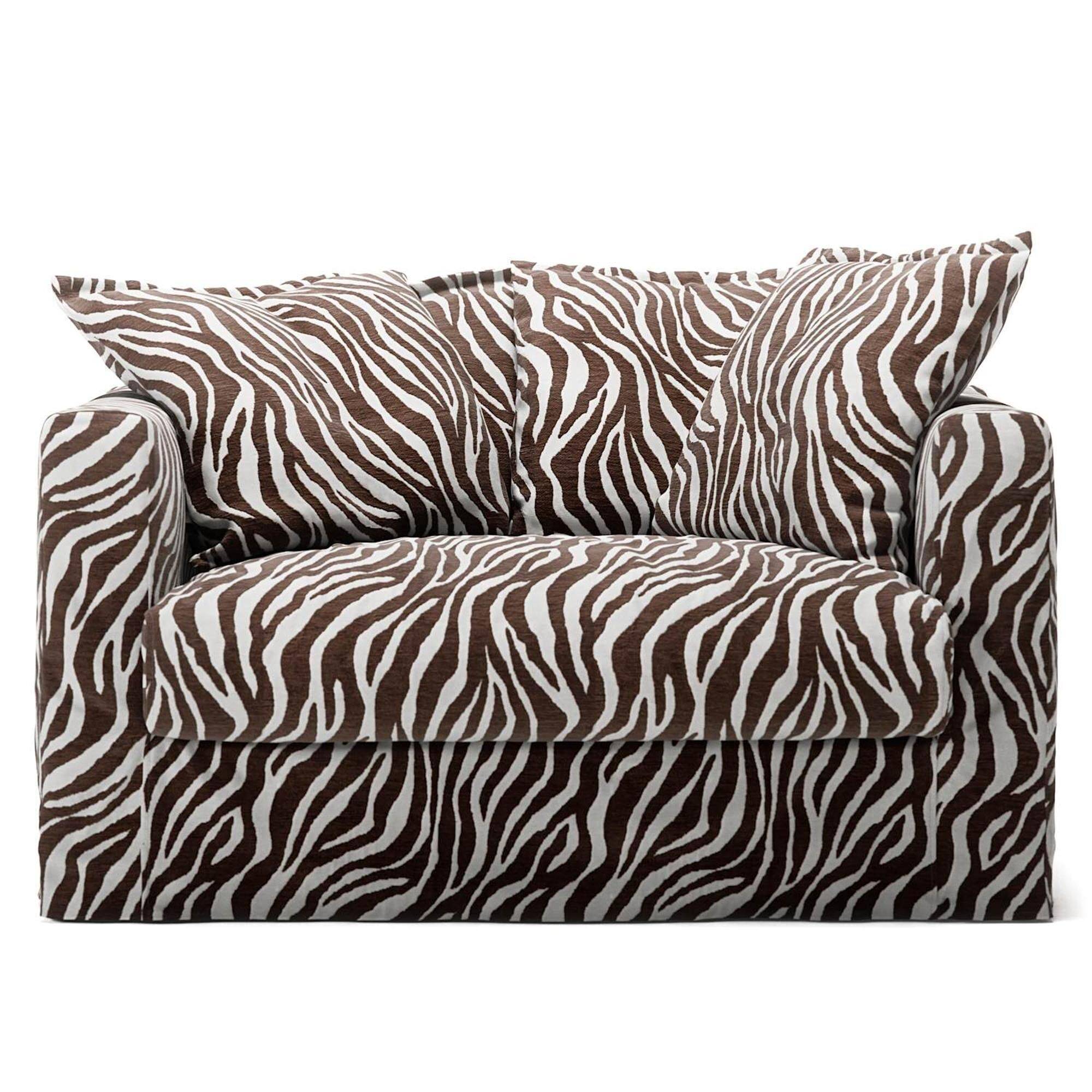 Le Grand Air Love Seat Lænestol Zebra/Brun/Hvid