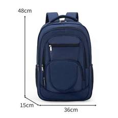 Large-Capacity Leisure Backpack For Business Travel For Men, High School Students, Large-Capacity Backpacks, Travel Bags, Couple Shoulders, Sports And - Blue