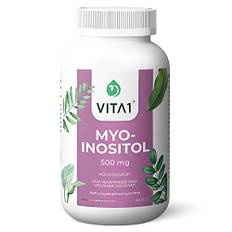 Myo-Inositol 500mg • 180 Kapseln (3 Monate Vorrat) • Myo-Inositol-Kapseln von Vita1® sind besonders für Veganer und Vegetarier