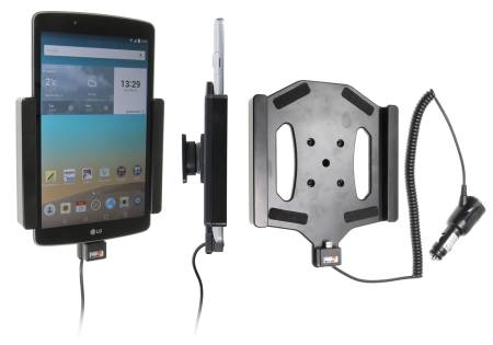 Brodit Aktiv hållare med cigg-kontakt, LG G Pad F 8.0