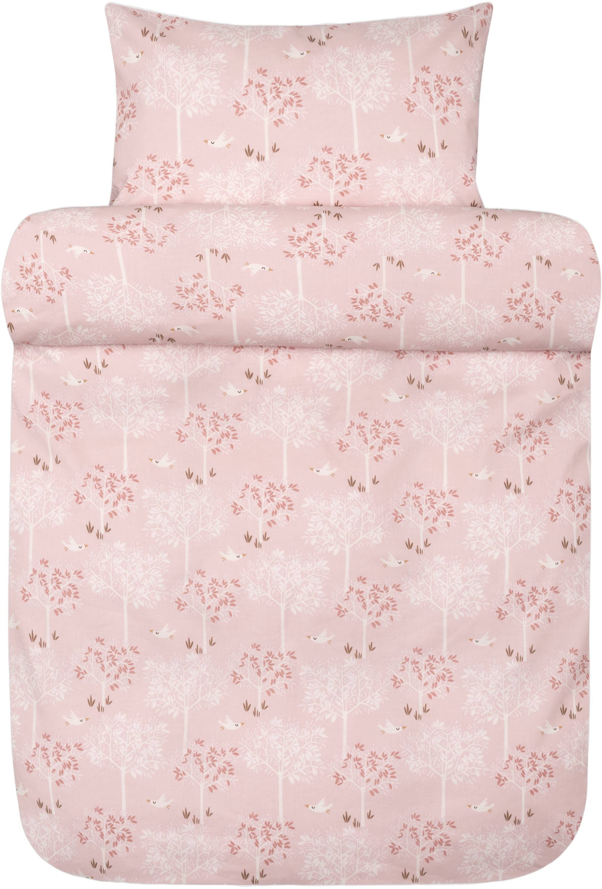 Høie Kira Baby Sengesæt Varm Lyserød 100x140, 40x45 cm - Babysengetøj Bomuld hos Magasin.
