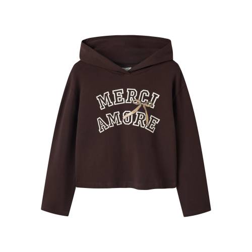 NAME IT Sweatshirt Viala Chocolate Plum Merci